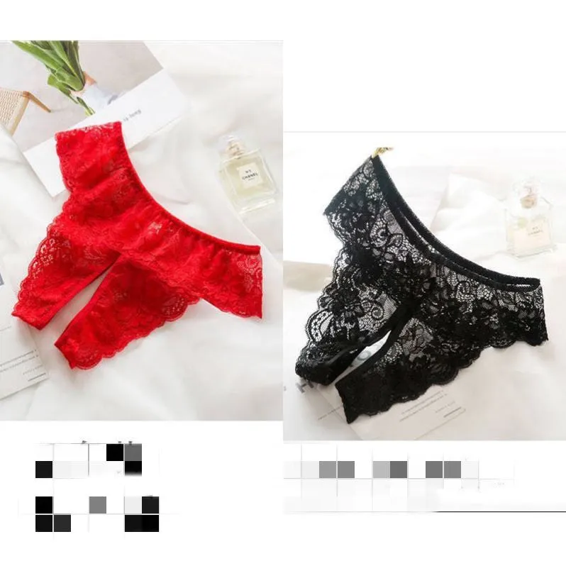 2 Pack Couple's Easy To Wear And Take Off Underwear T Back Female Regret Temptation Large Size 200kg Lace Massage