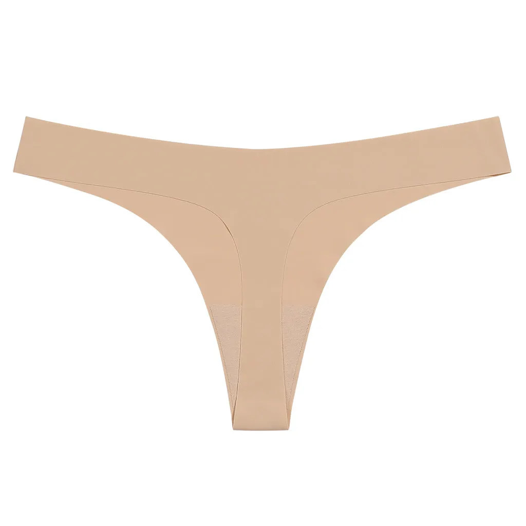 3 Pack Seamless Panties - Hipster Thongs