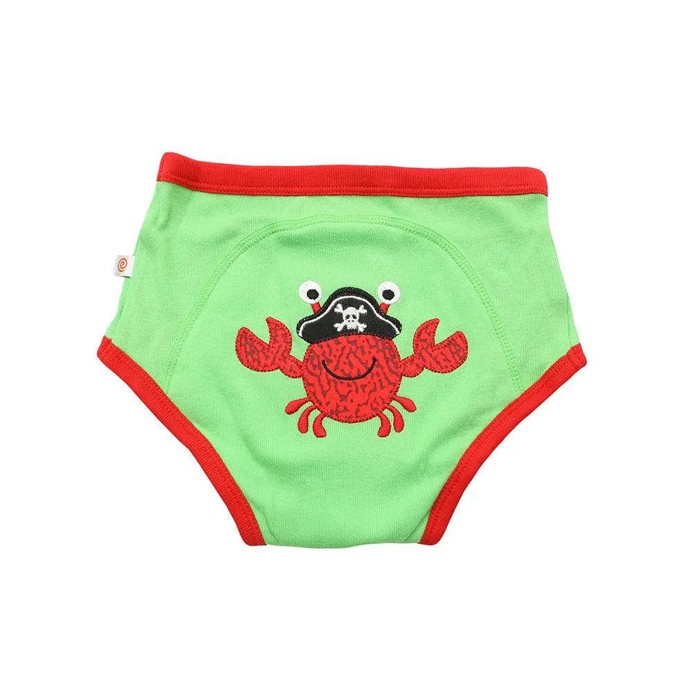 3 Piece Organic Potty Training Pants Set - Boys - Pirate Pals