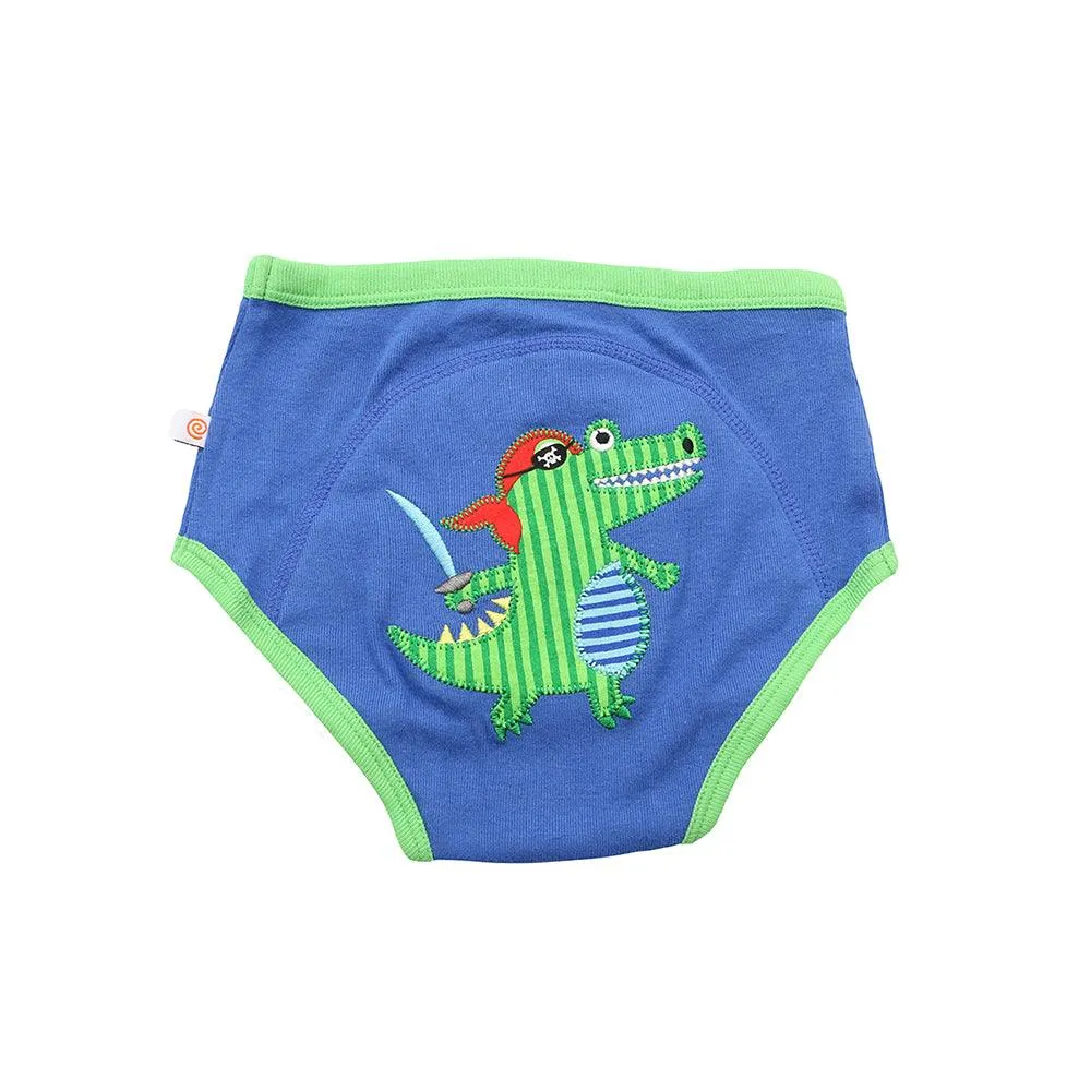 3 Piece Organic Potty Training Pants Set - Boys - Pirate Pals