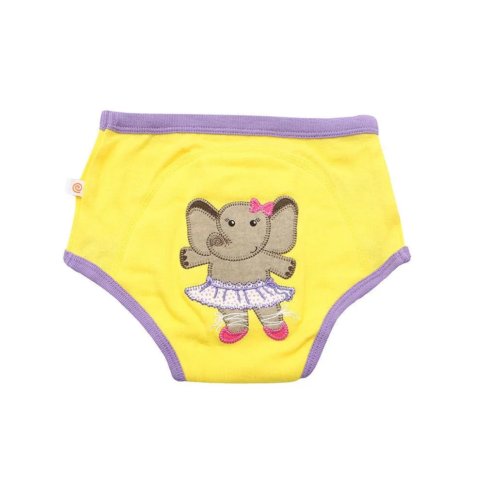 3 Piece Organic Potty Training Pants Set - Girls - Ballerina Gals