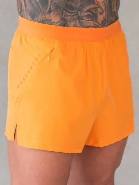 3" Training Shorts - Orange