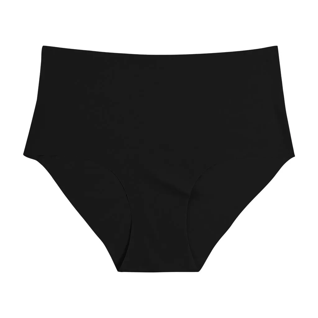 6 Pack Womens Seamless Panties - High Waisted Brief