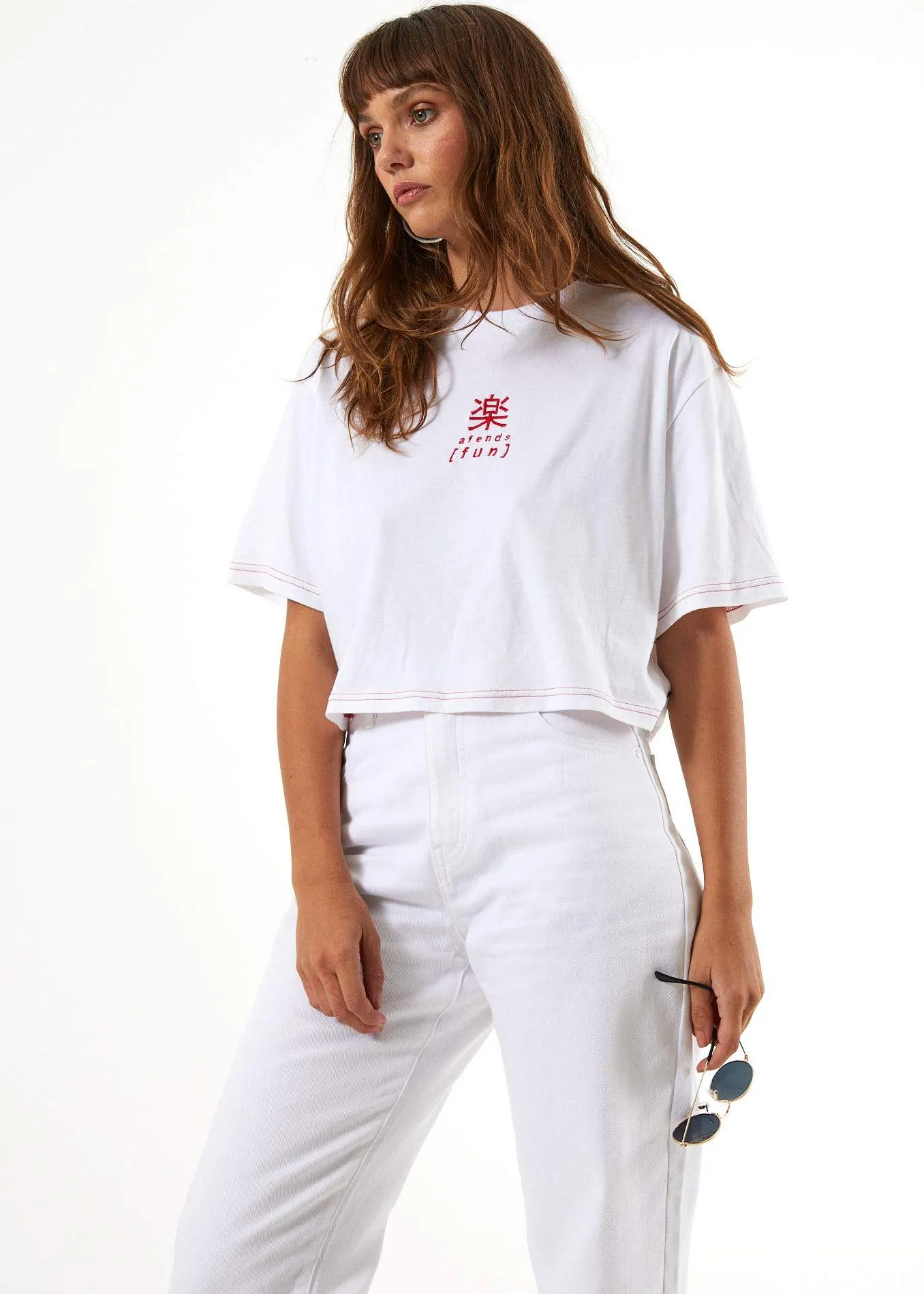 Afends Womens Afends Fun - Box Fit Tee