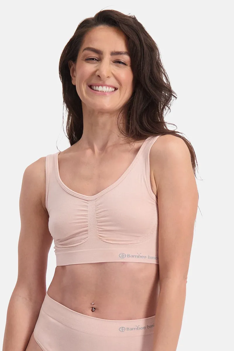 Bamboo Basics Ladies BB Nova Knitted Seamless Bra 2-pack