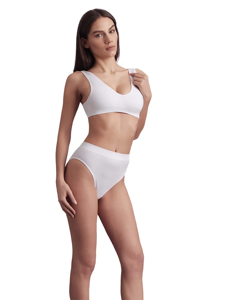 BELLISSIMA Soft Ribbed High Waist Brief