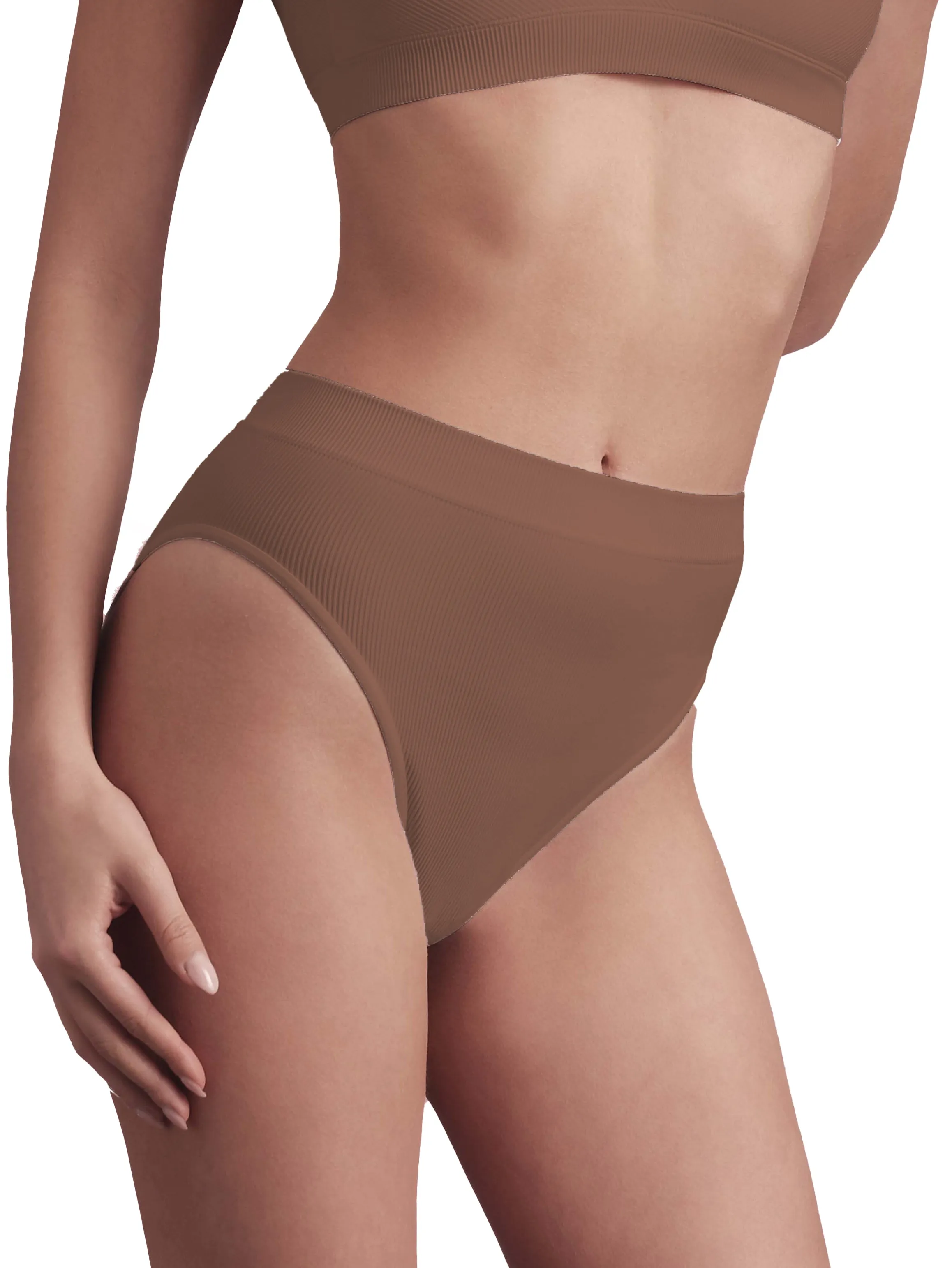 BELLISSIMA Soft Ribbed High Waist Brief