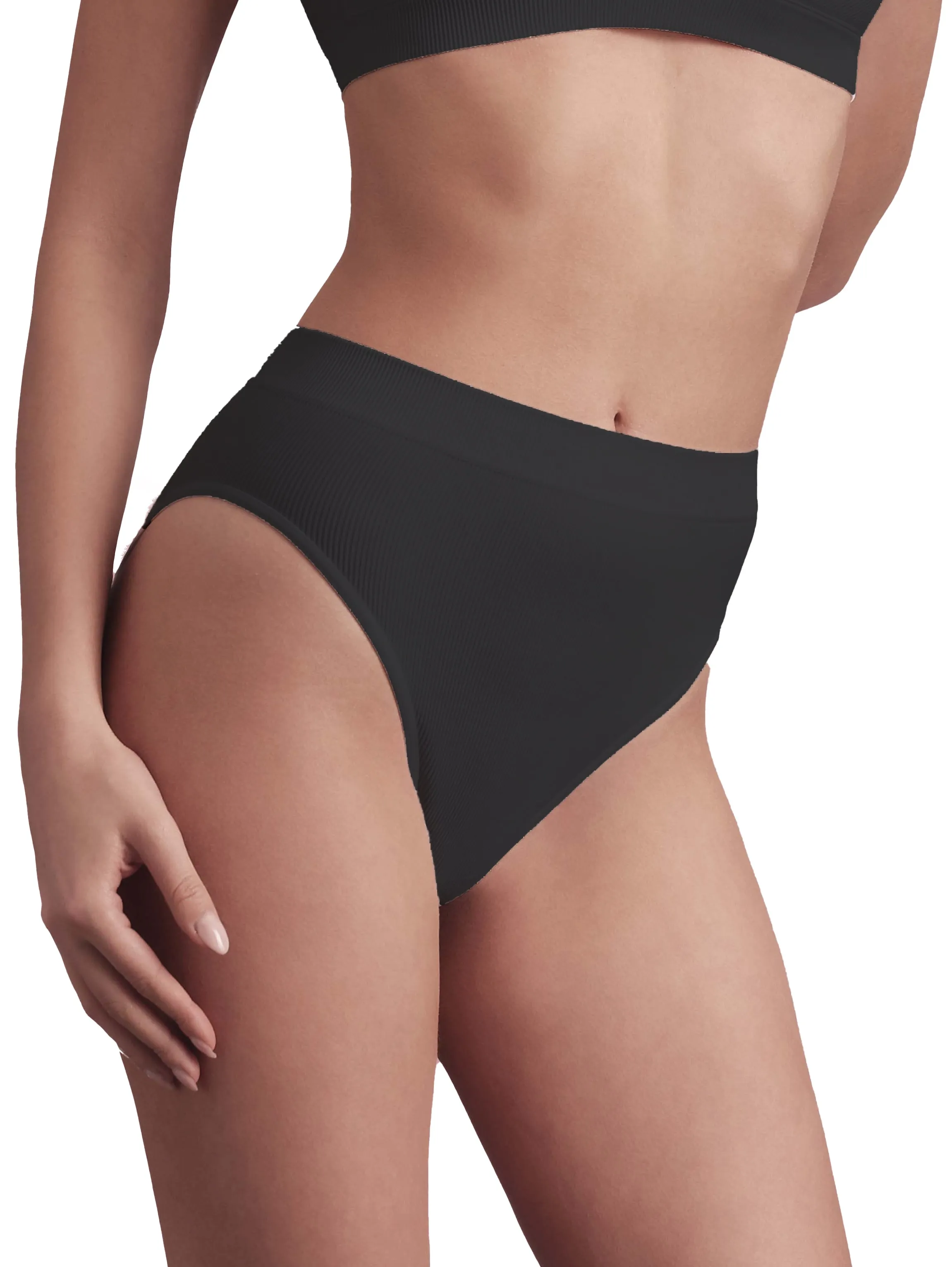 BELLISSIMA Soft Ribbed High Waist Brief