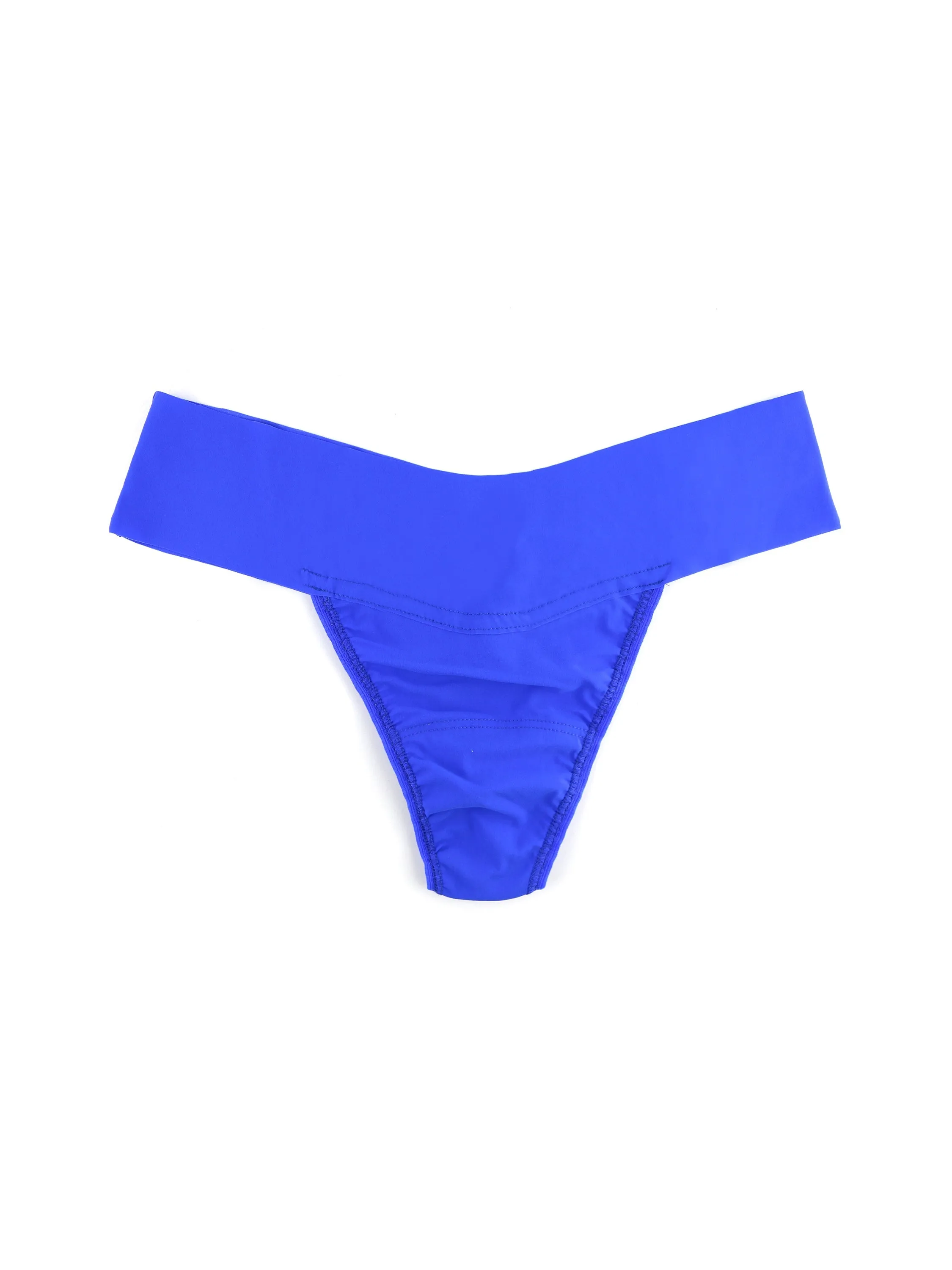 BreatheSoft™ Natural Rise Thong Brilliant Blue