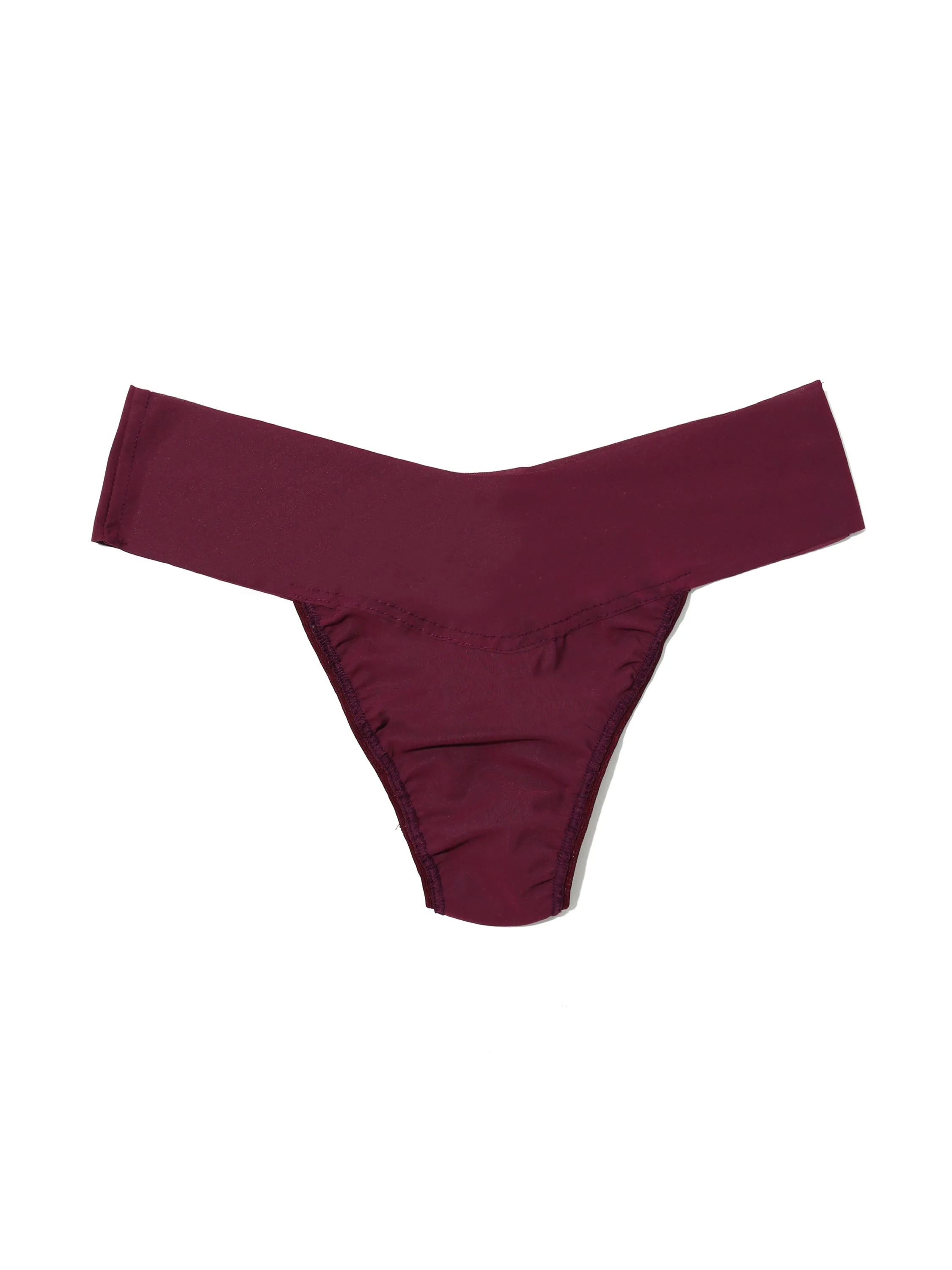 BreatheSoft® Natural Rise Thong Dried Cherry Red Sale