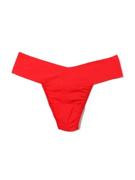 BreatheSoft® Natural Rise Thong Sleigh Queen Red