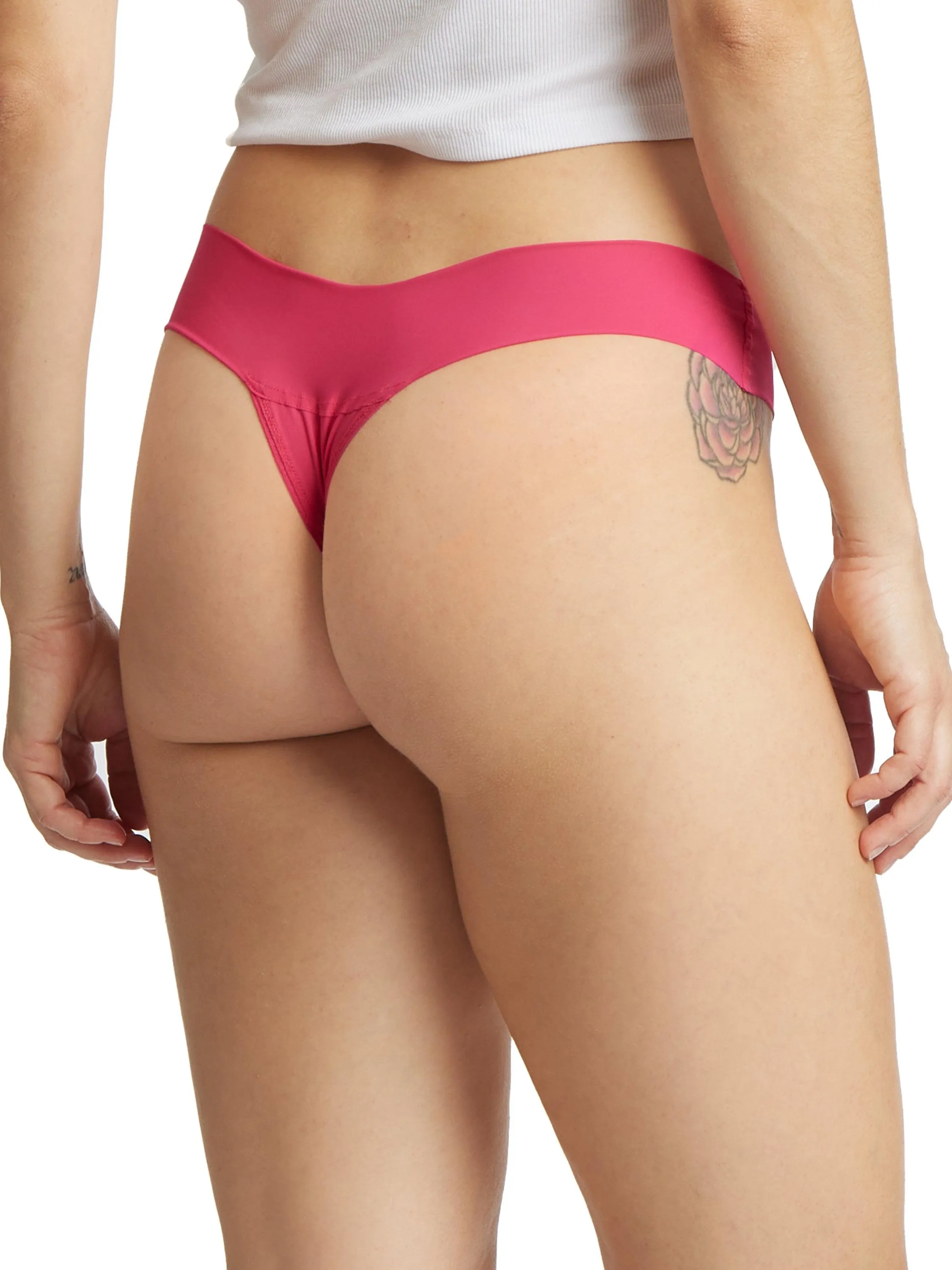 BreatheSoft™ Natural Rise Thong Starburst Pink