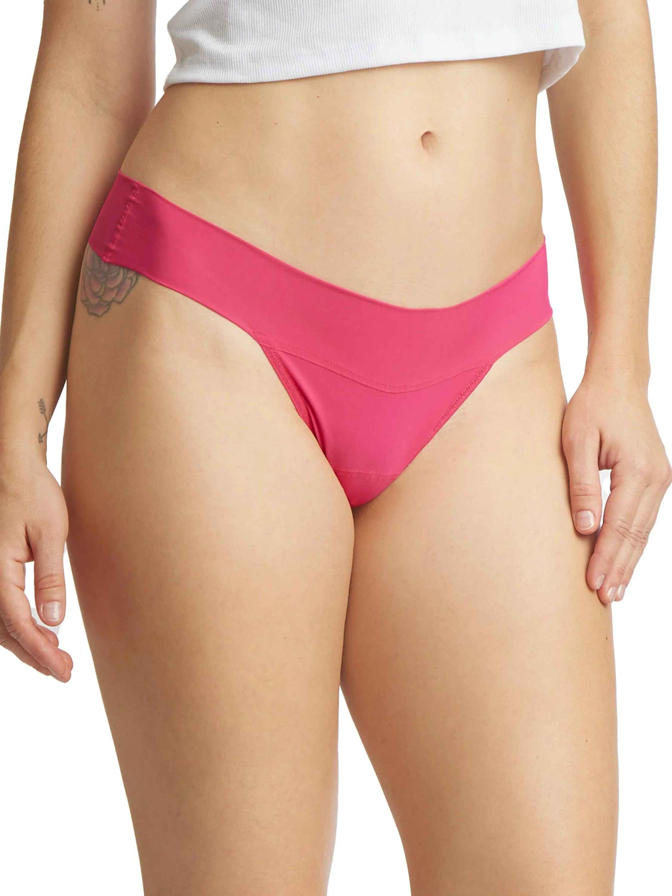 BreatheSoft™ Natural Rise Thong Starburst Pink