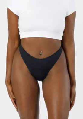 Cameltoe Coverage Thong Black 3-Pack