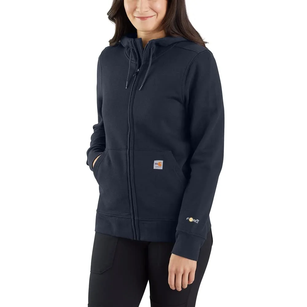 Carhartt 105284 Women's Flame Resistant Force Relaxed Fit Midweight Zip-Front Sweatshirt