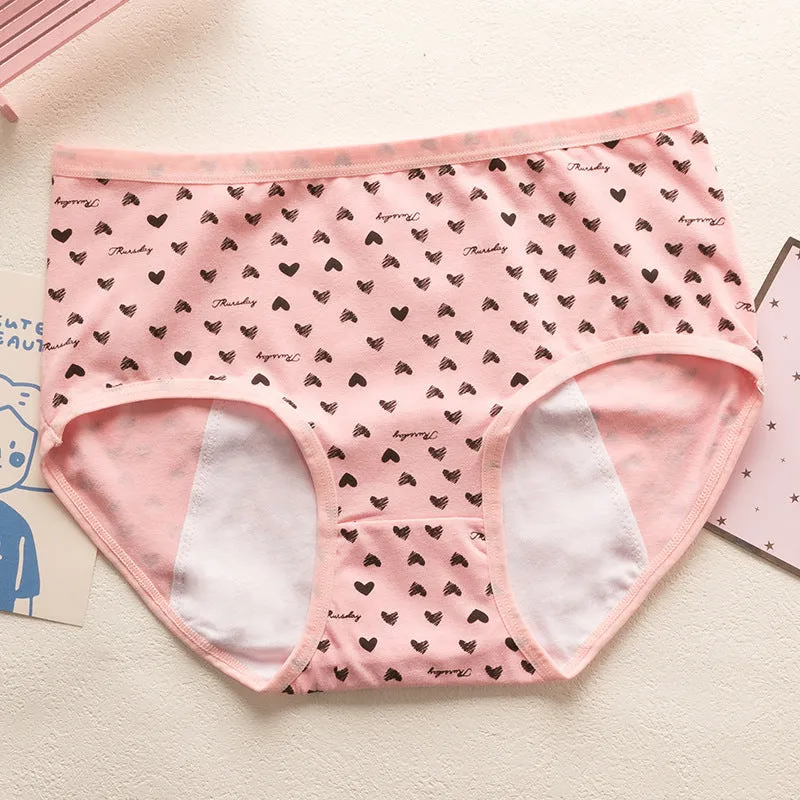 Cartoon Student Development Menstrual Period Panties