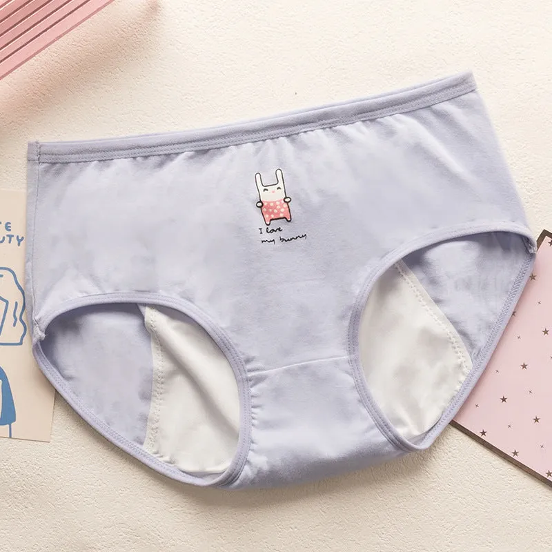 Cartoon Student Development Menstrual Period Panties