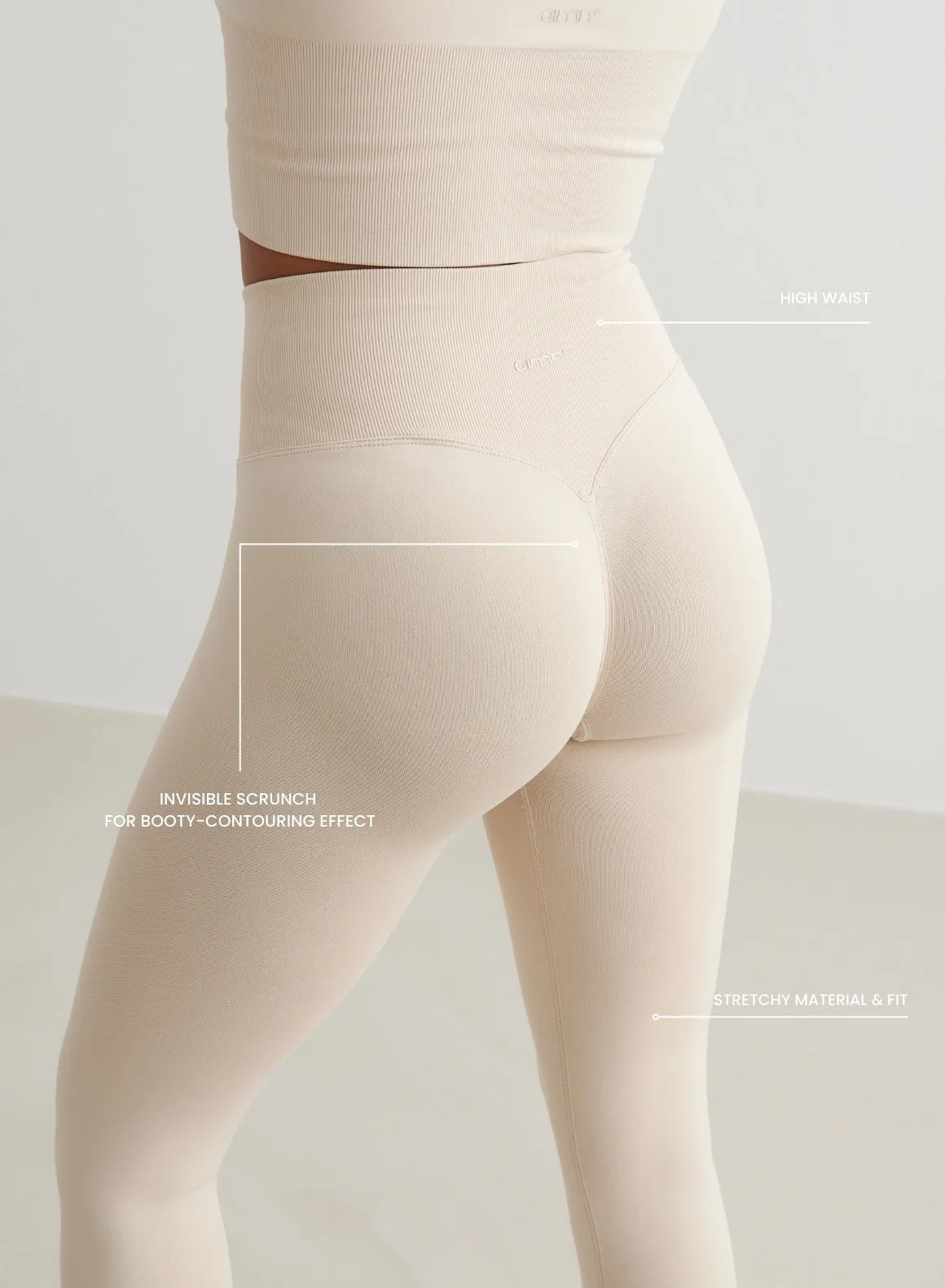 Clay Shape Seamless Tights