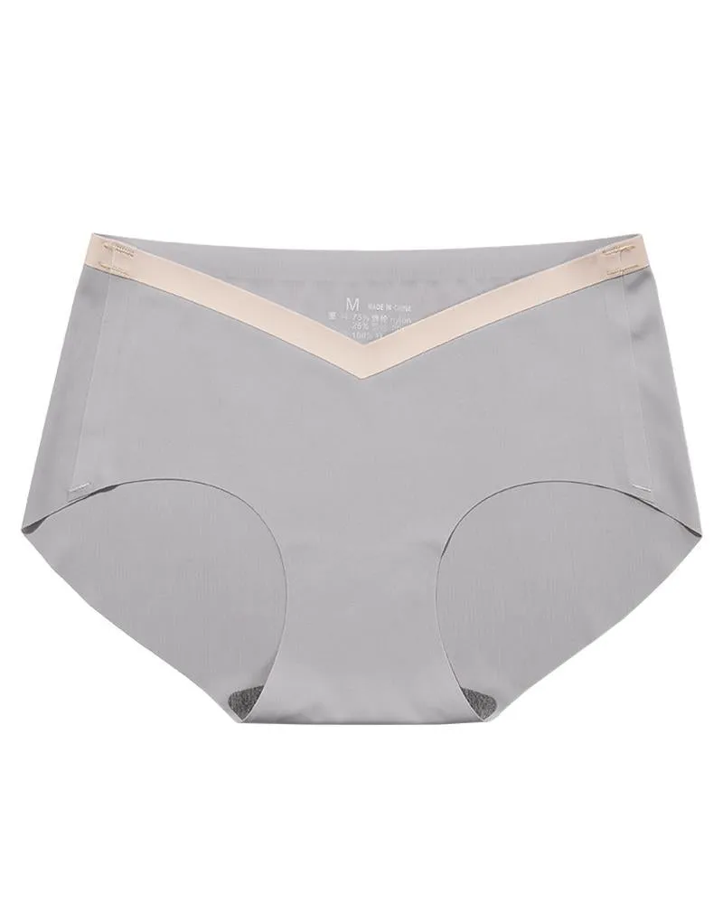 Color Block Seamless Skinny Panties