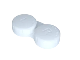 Contact lens case (basic white screw-top)