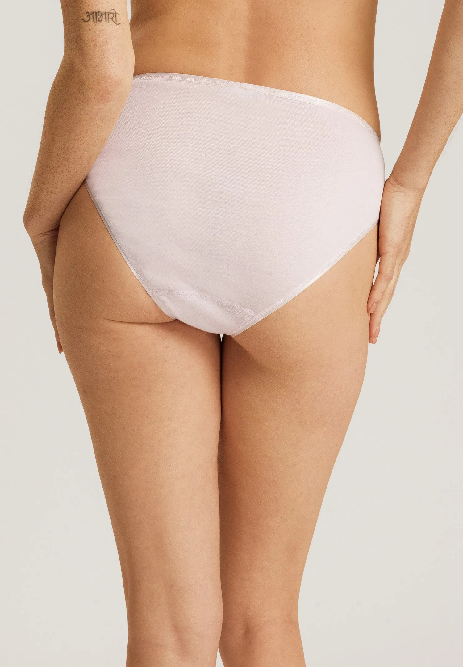 Cotton Seamless Cotton Hi-Cut Full Brief | Honeydew 71626-1347