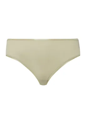 Cotton Seamless Cotton Hi-Cut Full Brief | Moss Green 71626-2720