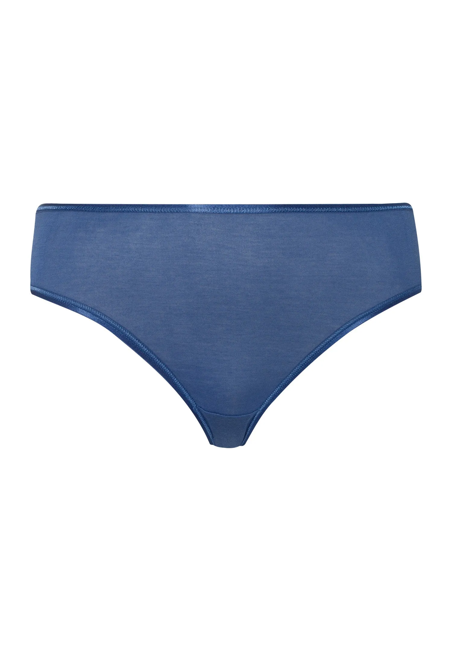 Cotton Seamless Cotton Hi-Cut Full Brief | True Navy 71626-2604