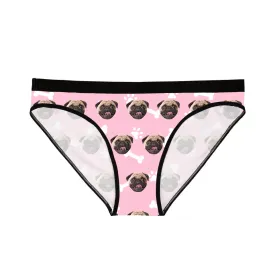 Custom Dog Bone Woman Underwear