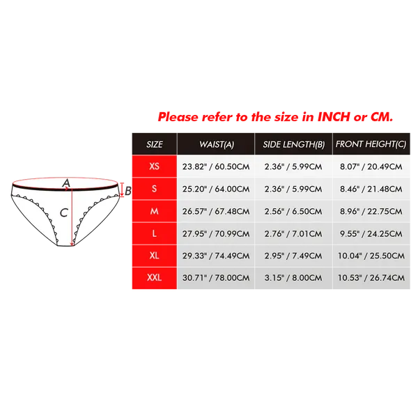 Custom Face Underwear Personalised Funny Couple Boxer Briefs and Panties Valentine's Day Gifts