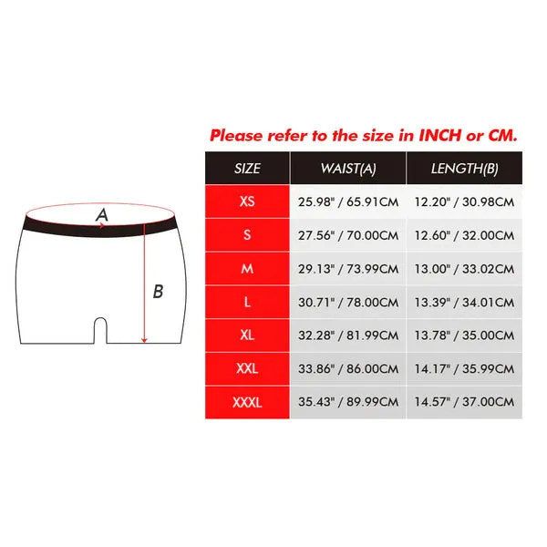 Custom Face Underwear Personalised Funny Couple Boxer Briefs and Panties Valentine's Day Gifts