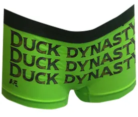 Duck Dynasty Logo Green Seamless Boyshort Panty