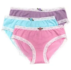 Esme Solid 3pc Panty Set - Happy