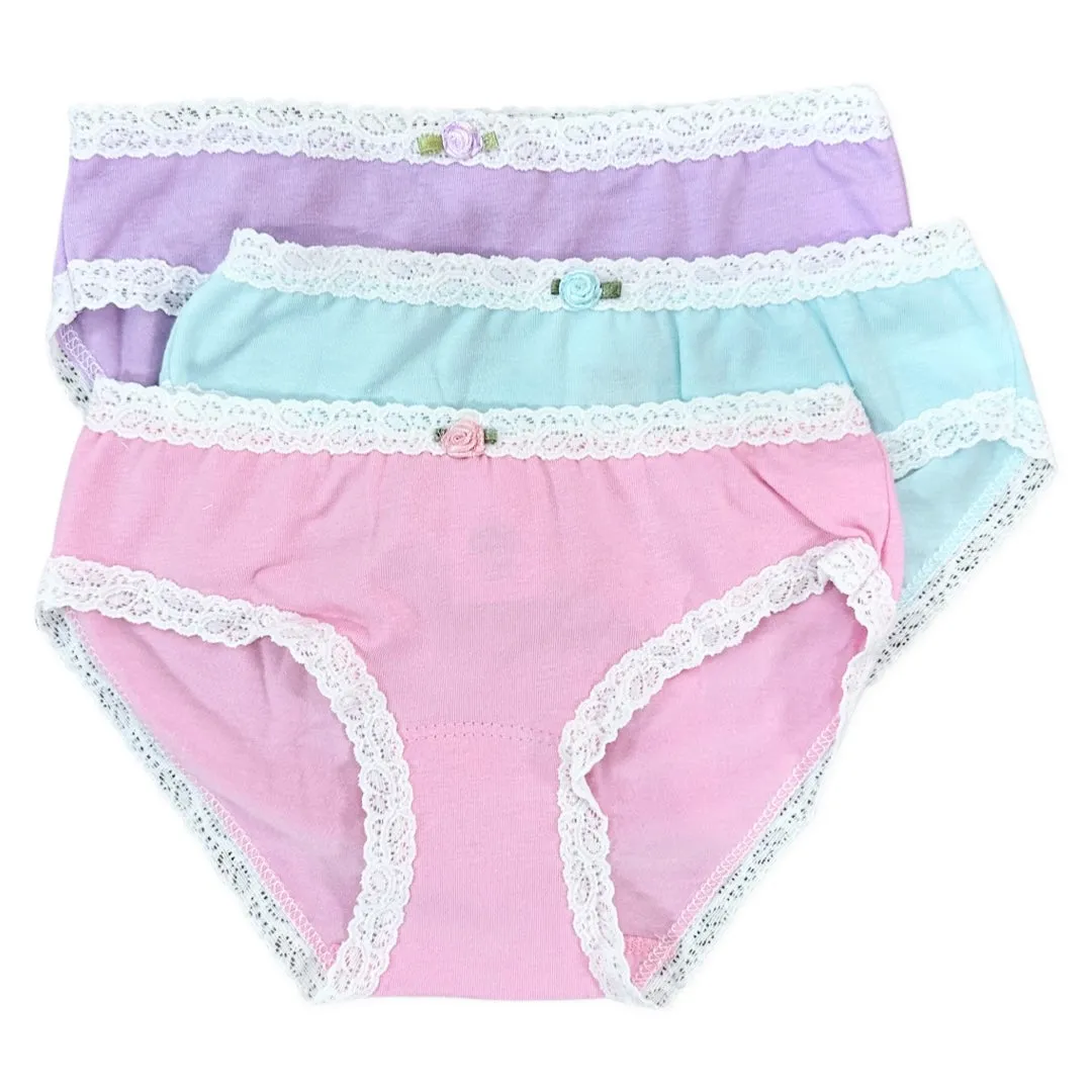 Esme Solid 3pc Panty Set - Happy