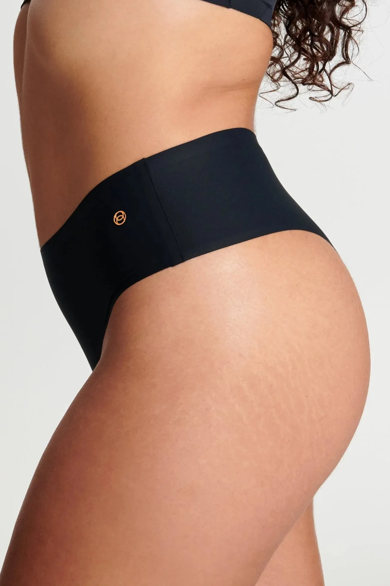 Evelyn & Bobbie Hi-Waist Thong - Black