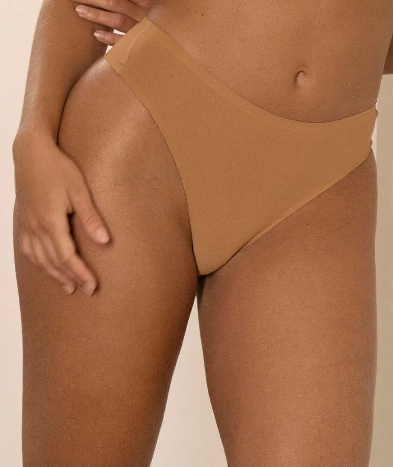 Fantasie Smoothease Invisible Stretch Thong - Cinnamon