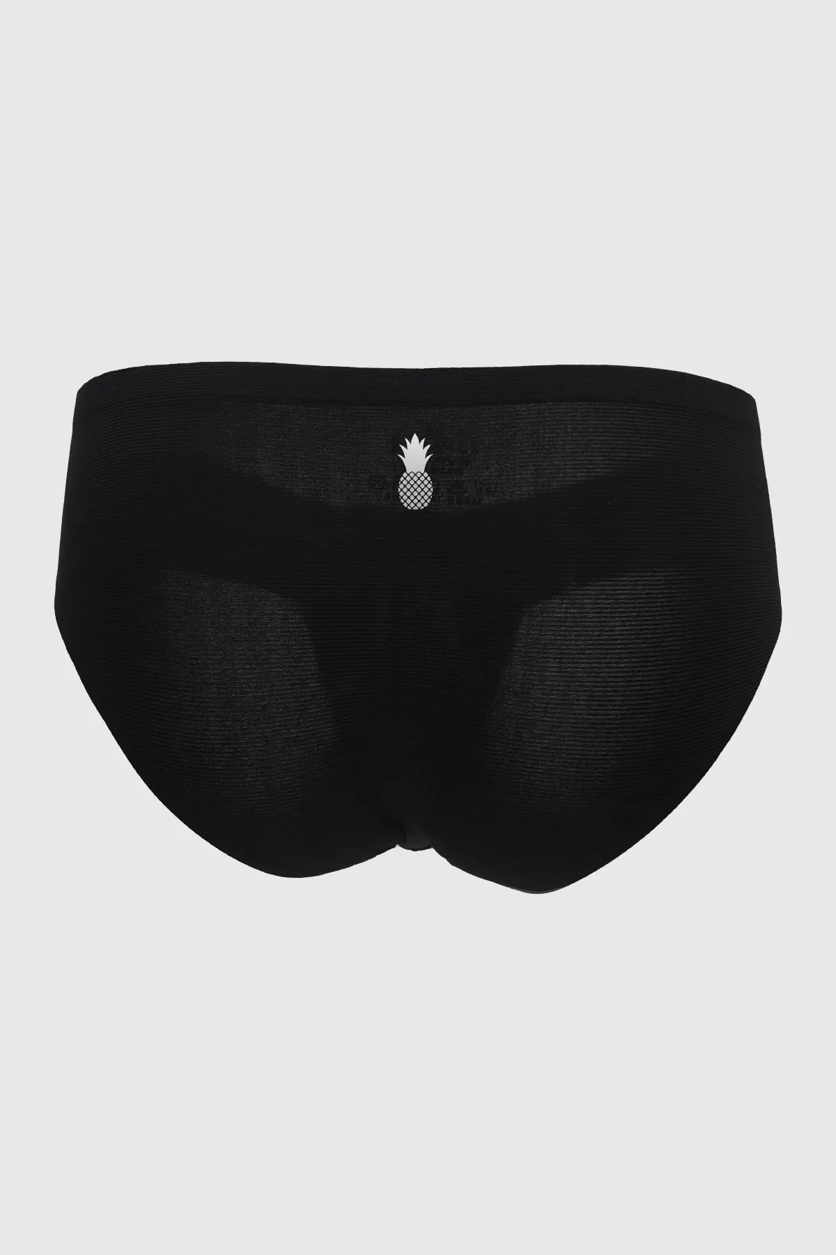 Feelin' Sultry Seamless Briefs with Bulge Pouch - Black