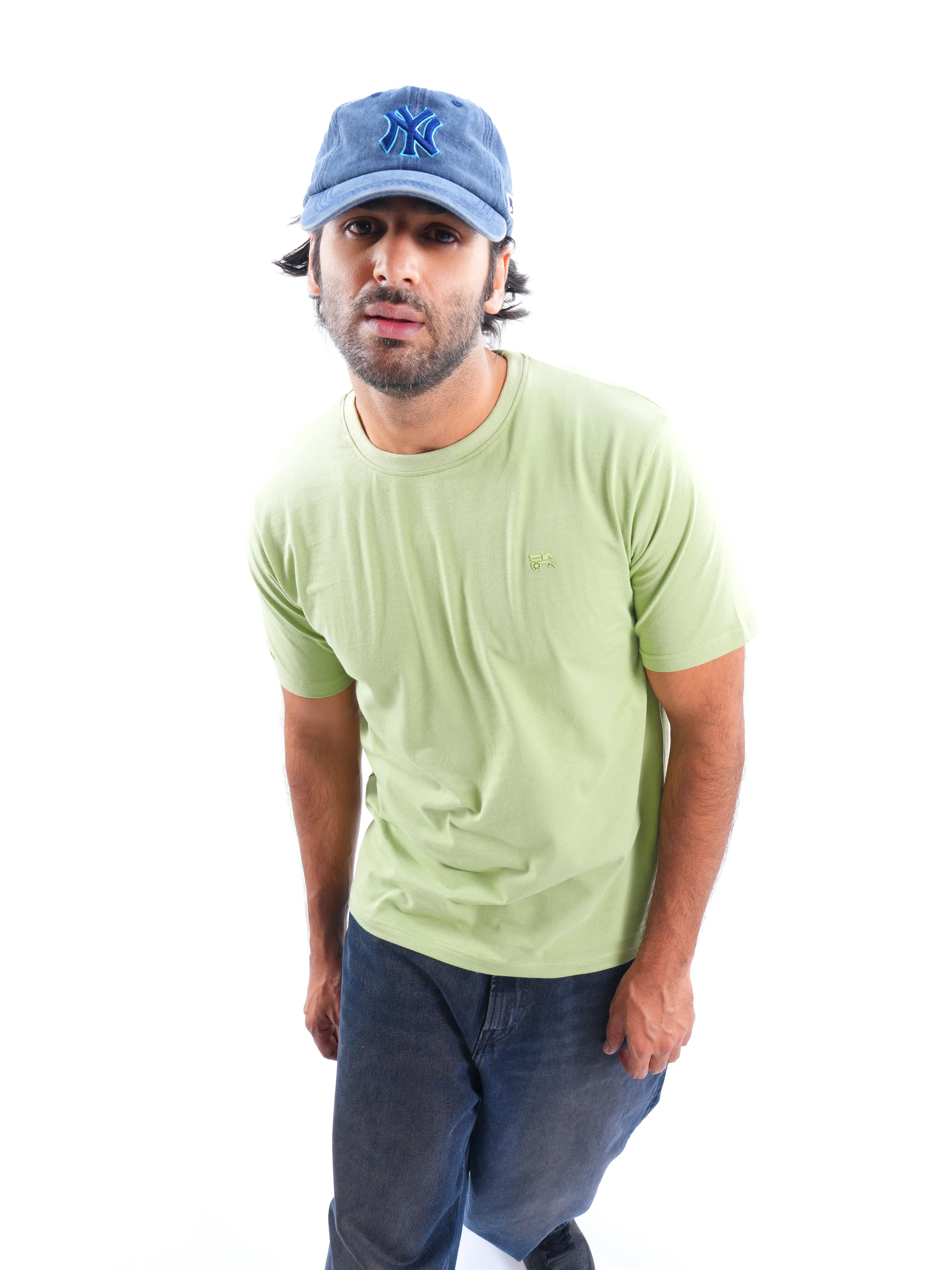 Foam Green Solid T-Shirt