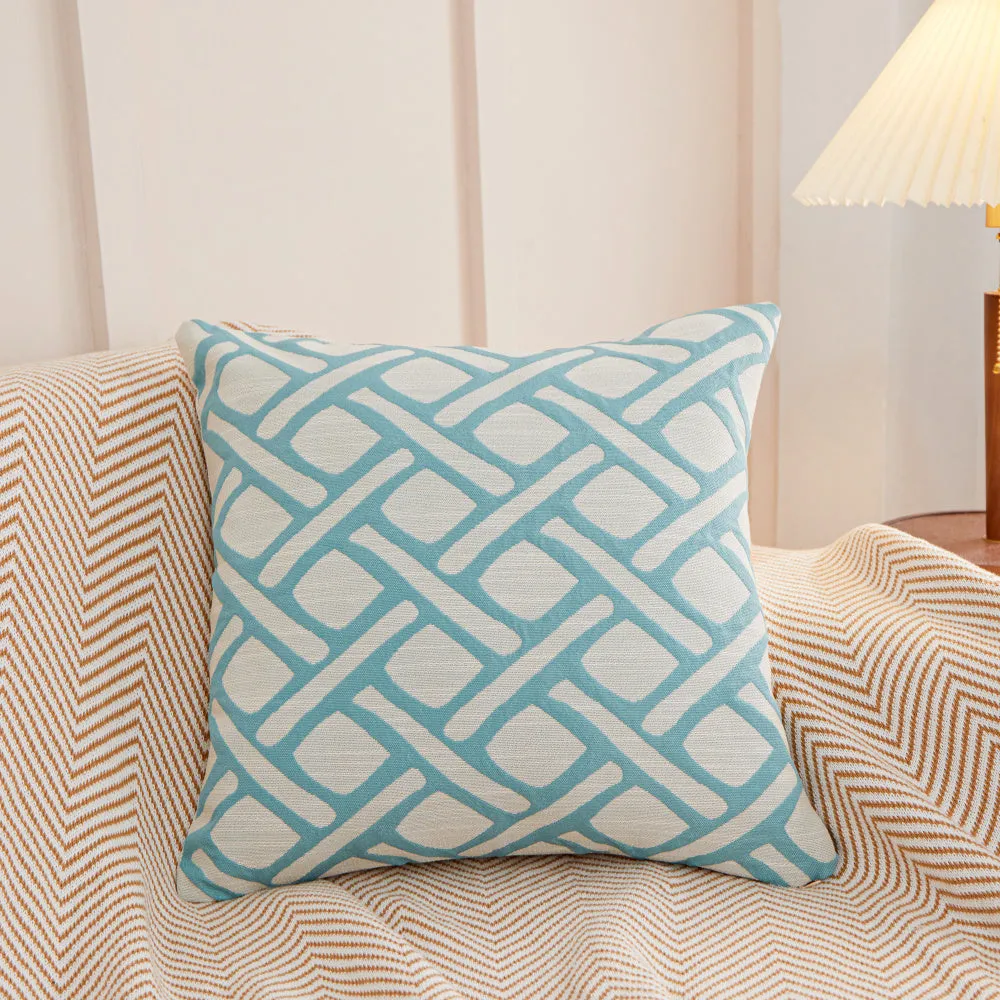 Geometric Links Accent Decorative Pillow (With insert)