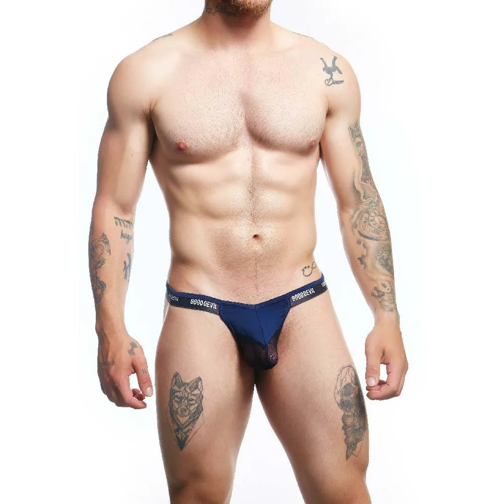 Good Devil Translucent elastic Thong for men GDK073