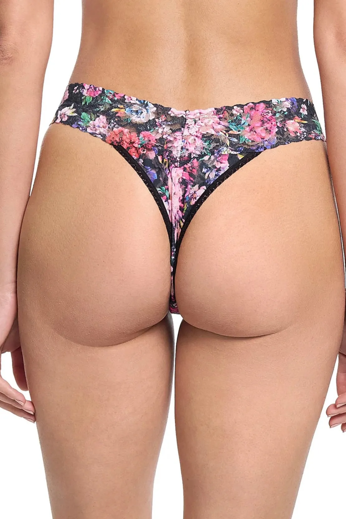 Hanky Panky - Original Thong (Deep Peonies)