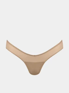 I.D. Line Fine Mesh Nude V-Thong