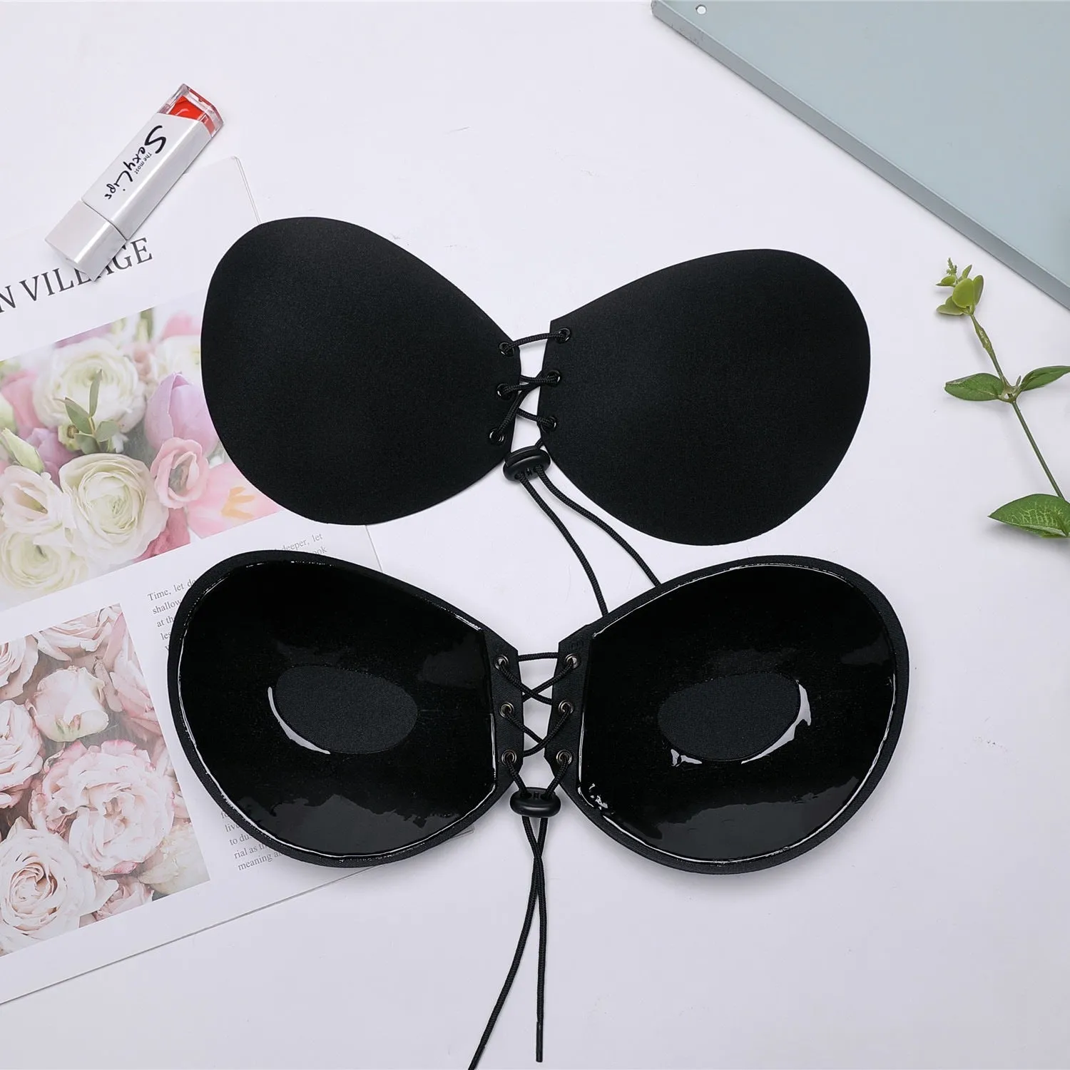 Invisible Bare-breasted Ultra-thin Round Strapless Bra Underwear Breast Pad