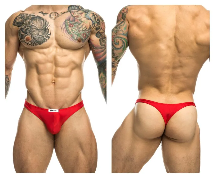 JUSTIN SIMON XSJ03 Classic Thongs Color Red