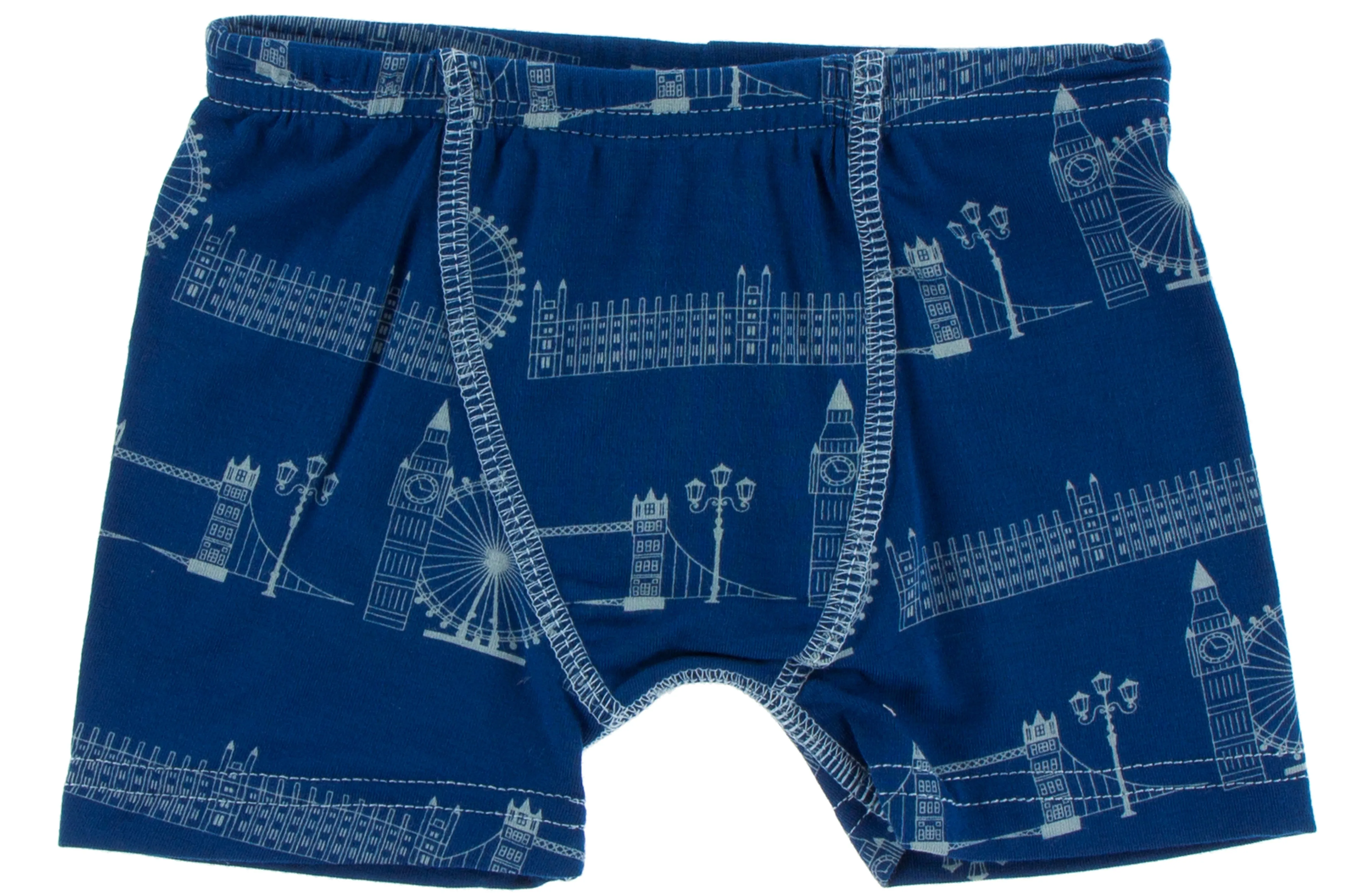 KicKee Pants London Cityscape & Ivy Tennis Boxer Briefs Set