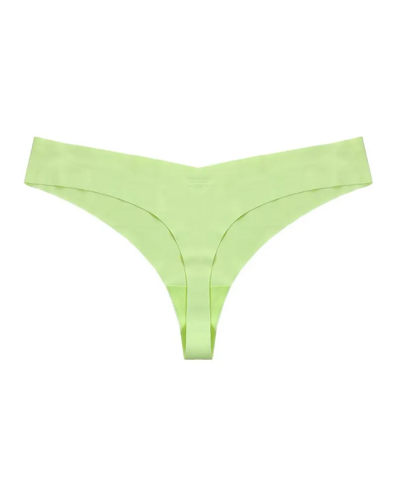 Low Waist Skinny Solid Color Seamless Panties