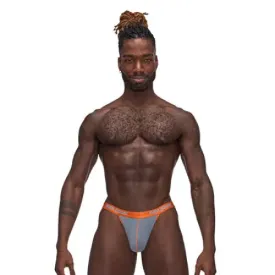 Male Power Casanova Uplift Thong Gray L/XL