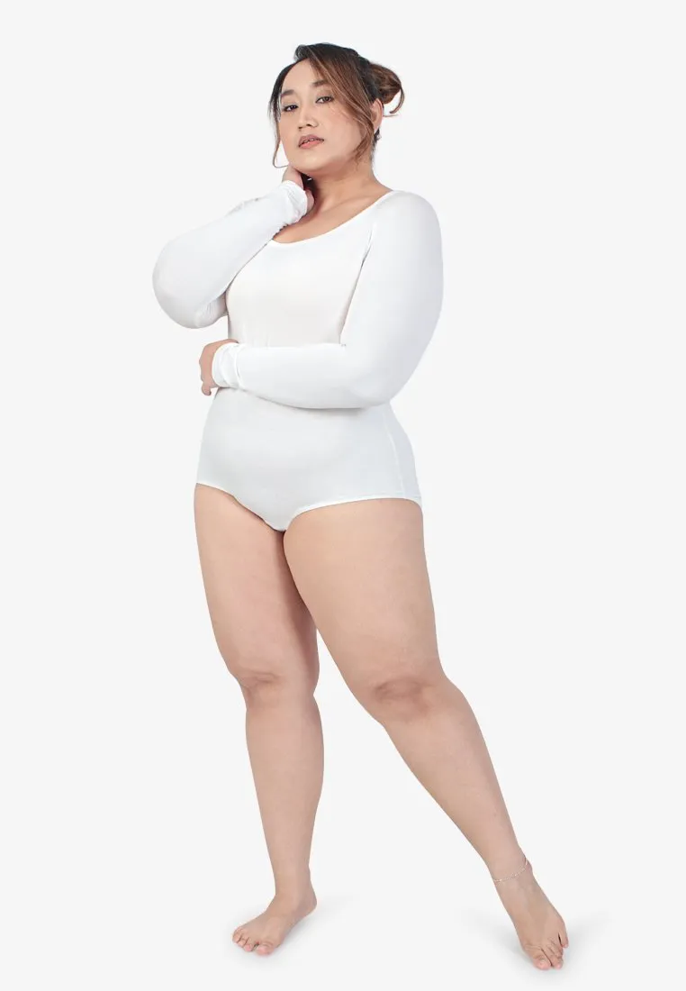 Masked INVISIBLE Lightweight Inner Bodysuit - White