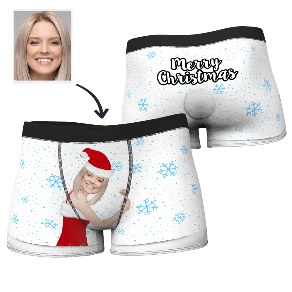 Men's Christmas Face on Body Boxers