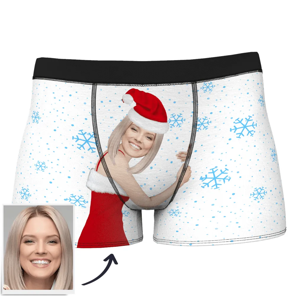 Men's Christmas Face on Body Boxers