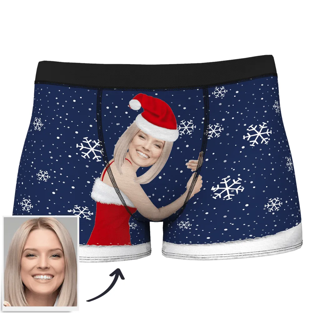 Men's Christmas Face on Body Boxers